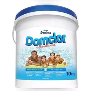 Cloro Granulado Domclor Hipoclorito De Cálcio 10kg Para Piscina