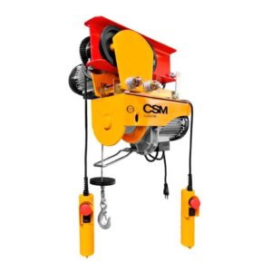 Guincho Talha De Coluna Com Trole CSM TEC500/1000 1000kg Amarelo